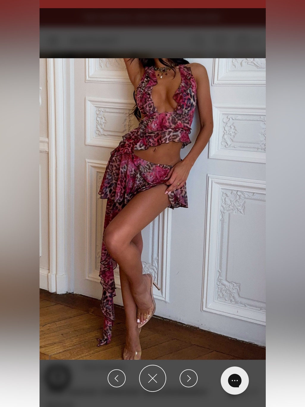 Outcast Ria Maxi Dress Savannah Pink / Leopard Print Mini Dress From Outcast!